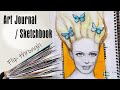 Art journal / Sketchbook flip trough 2021 - Mixed media - Collages - Ideas, inspiration, how to use