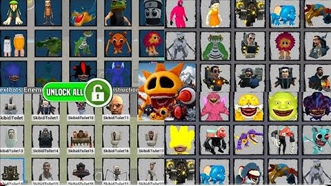 Sandbox in space unlocked all free cool characters tung tung sahur all monsterschasing nextbots