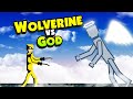 WOLVERINE'S CLAWS vs GOD the Ultimate X-Men Battle - People Playground