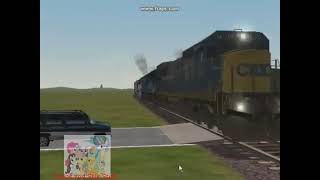 MSTS CSX C40-8 Has a Extended Sparta Remix