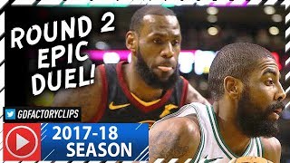 Kyrie Irving vs LeBron James ROUND 2 Duel Highlights (2018.01.03) Celtics vs Cavaliers - TOO SICK!