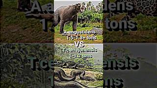 Titanoboa Vs Arctotherium #Titanoboa #Shortfacedbear #Paleontology #Prehistoric #Youtubeshorts