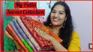 My Pattu Sarees Collection?? / Latest Pattu Sarees / Affordable Pattu Sarees / Priya Telugu Vlogs