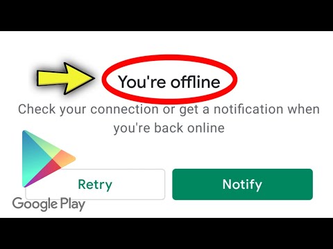 How to check playstore game offline or online