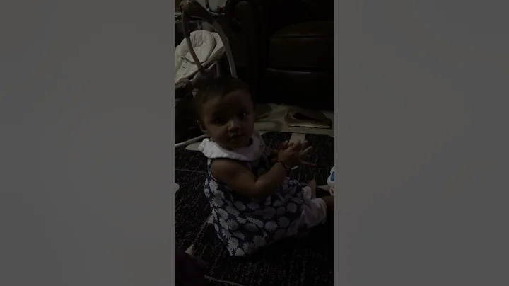 Shanaya learning to clap