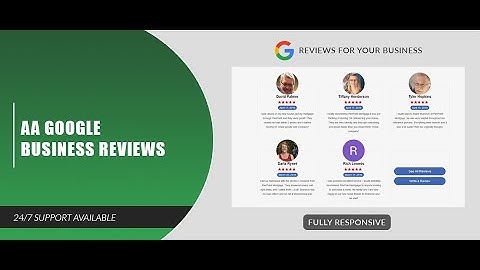 Joomla Module : AA Google Business Reviews
