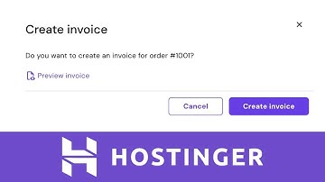 Hostinger Builder Invoices Explained: Create, Edit, and Send Easily
