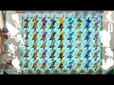 PVZ 2 Survival - Survival To The Massive Portal's Attack! Plants Vs Zombies 2