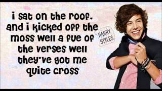 Your Song - One Direction (lyrics with pictures, X-Factor)