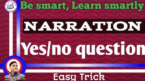 Reported Speech | Yes/no question | Easy Trick