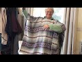 How to make a poncho from a blanket