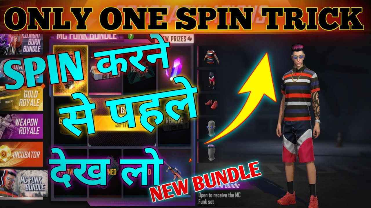 New Faded Wheel Spin | MC Funk Bundle Get Only One Spin Trick | MC Funk Bundle | The Aj Gaming