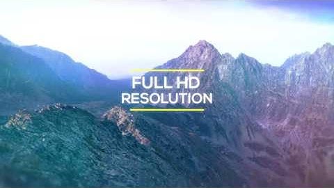 Cinematic Parallax Slideshow After Effects Template