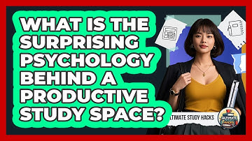 What Is The Surprising Psychology Behind A Productive Study Space? - Ultimate Study Hacks