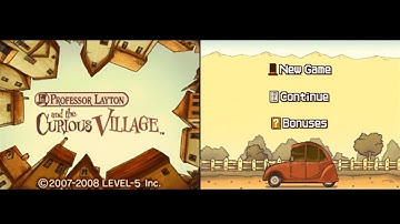 Professor Layton and the Curious Village playthrough ~Longplay~