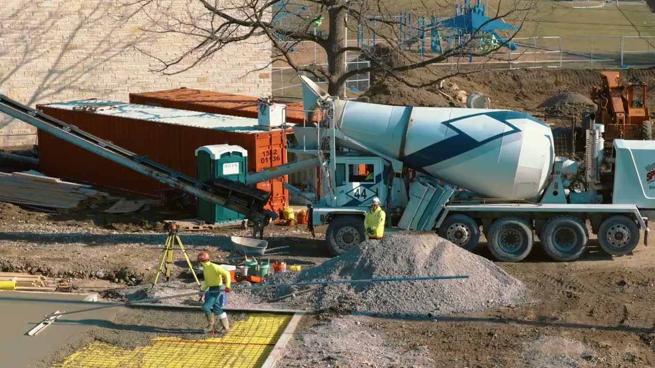 Holy Cross Cement Pour