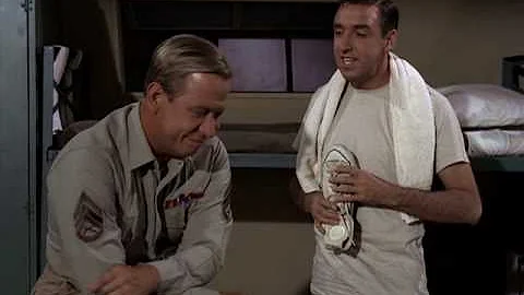 Sgt. Hacker hits Gomer Pyle with some psychologica...