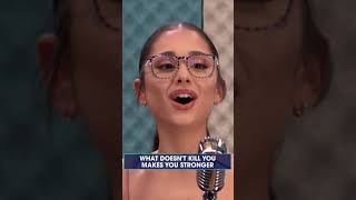 Slay It Don’t Spray It: Does Ariana Grande know the lyrics to Kelly Clarkson’s Stronger? | #Shorts