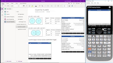 HP Prime Onenote Count for Set A and Set B