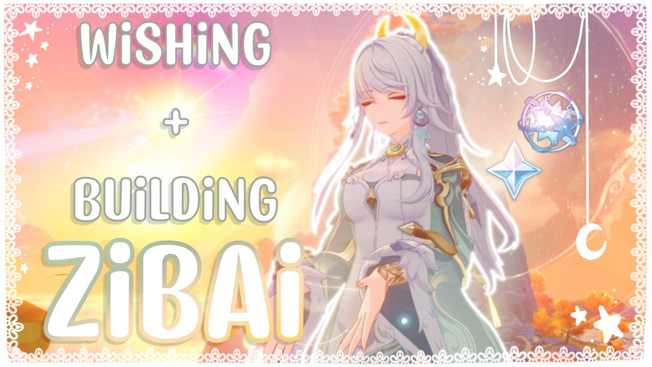 wishing for and building zibai ❀ ascending, artifact farming, and talents! ♡⋆｡˚ ❀