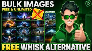 Whisk AI Paid Ho Gaya? 😳 Use This FREE Bulk Image Generator (No Limit 2026)