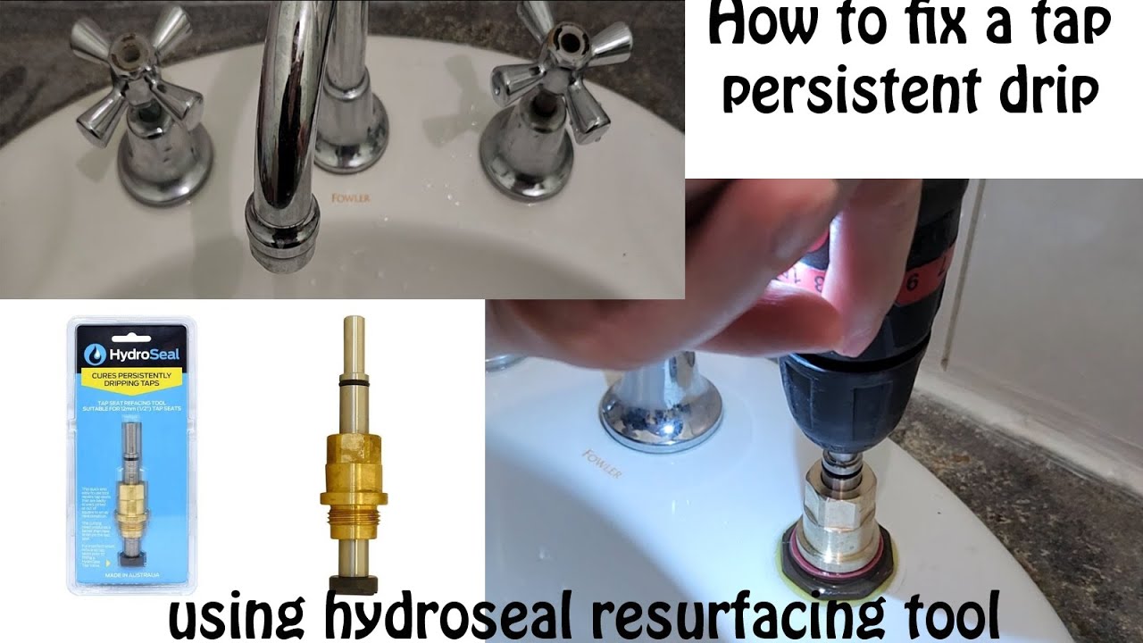 How to fix a leaking tap with tap refacing tool? - YouTube