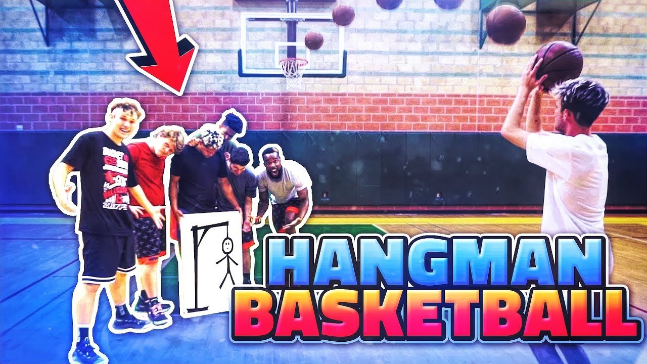 HANG-MAN 3 POINT SHOOTING  CHALLENGE ft. 2HYPE (play along)