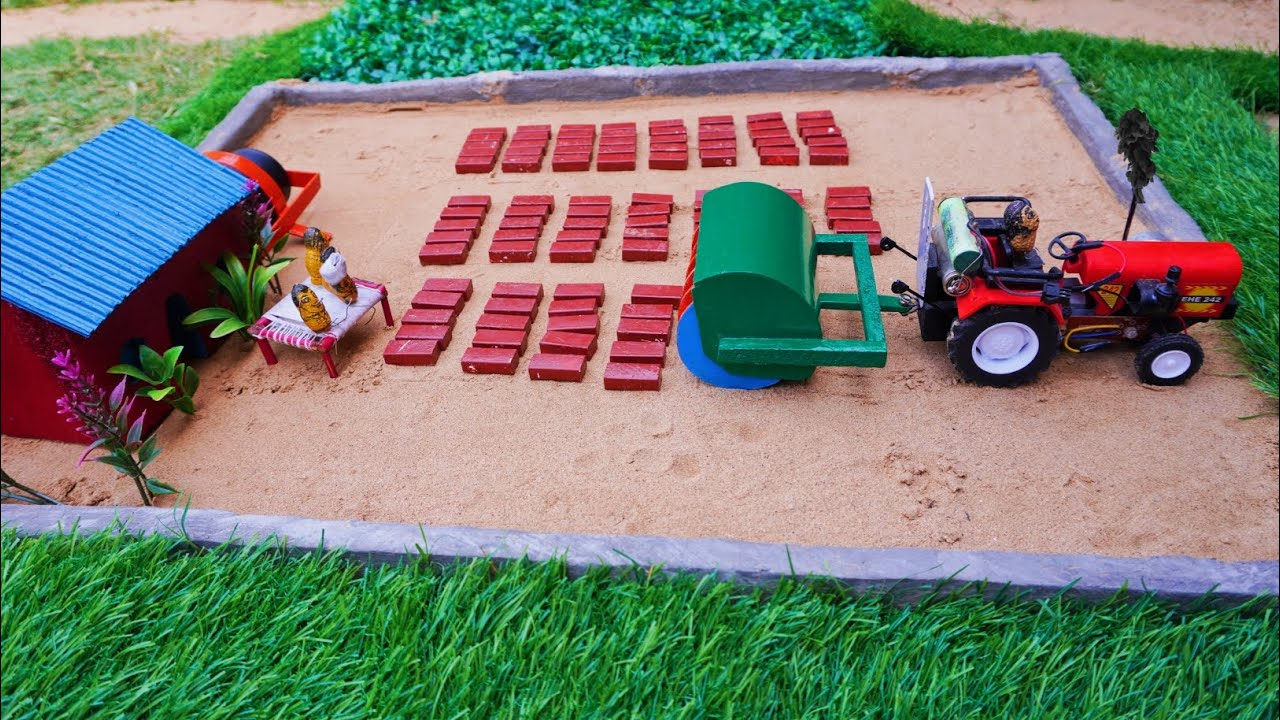 Diy tractor mini Bricks Making Machine | Brick Plante Capacity 100000 ...