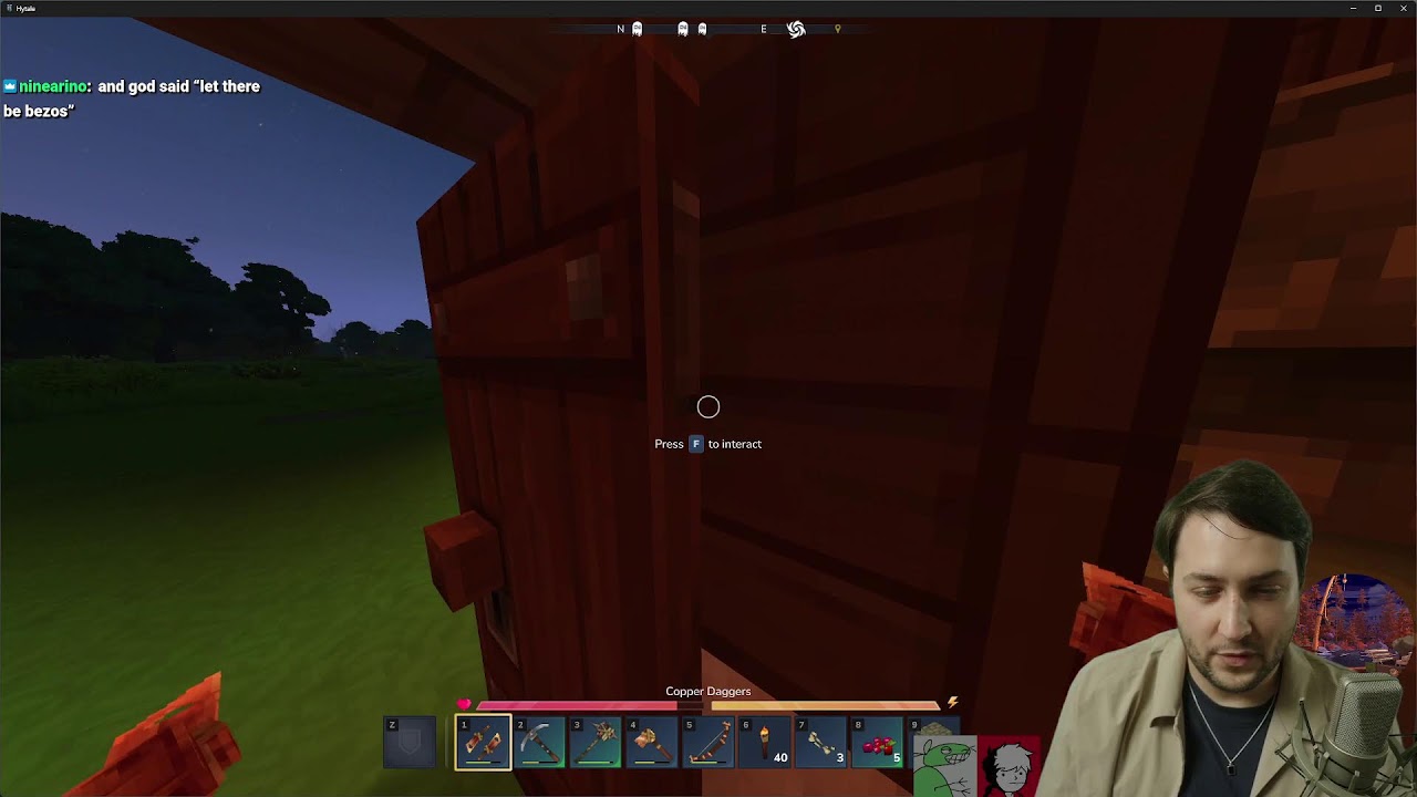 playing hytale for the first time