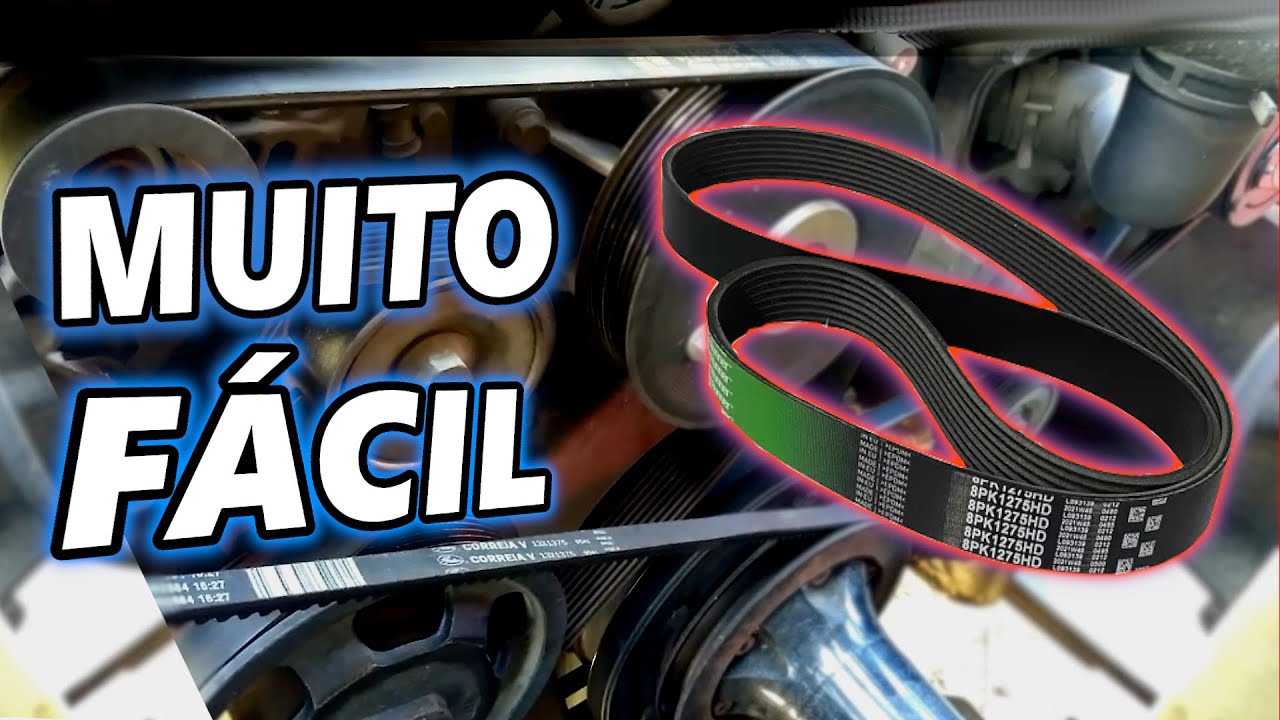 COMO TROCAR A CORREIA DO ALTERNADOR DO MOTOR MAN - YouTube