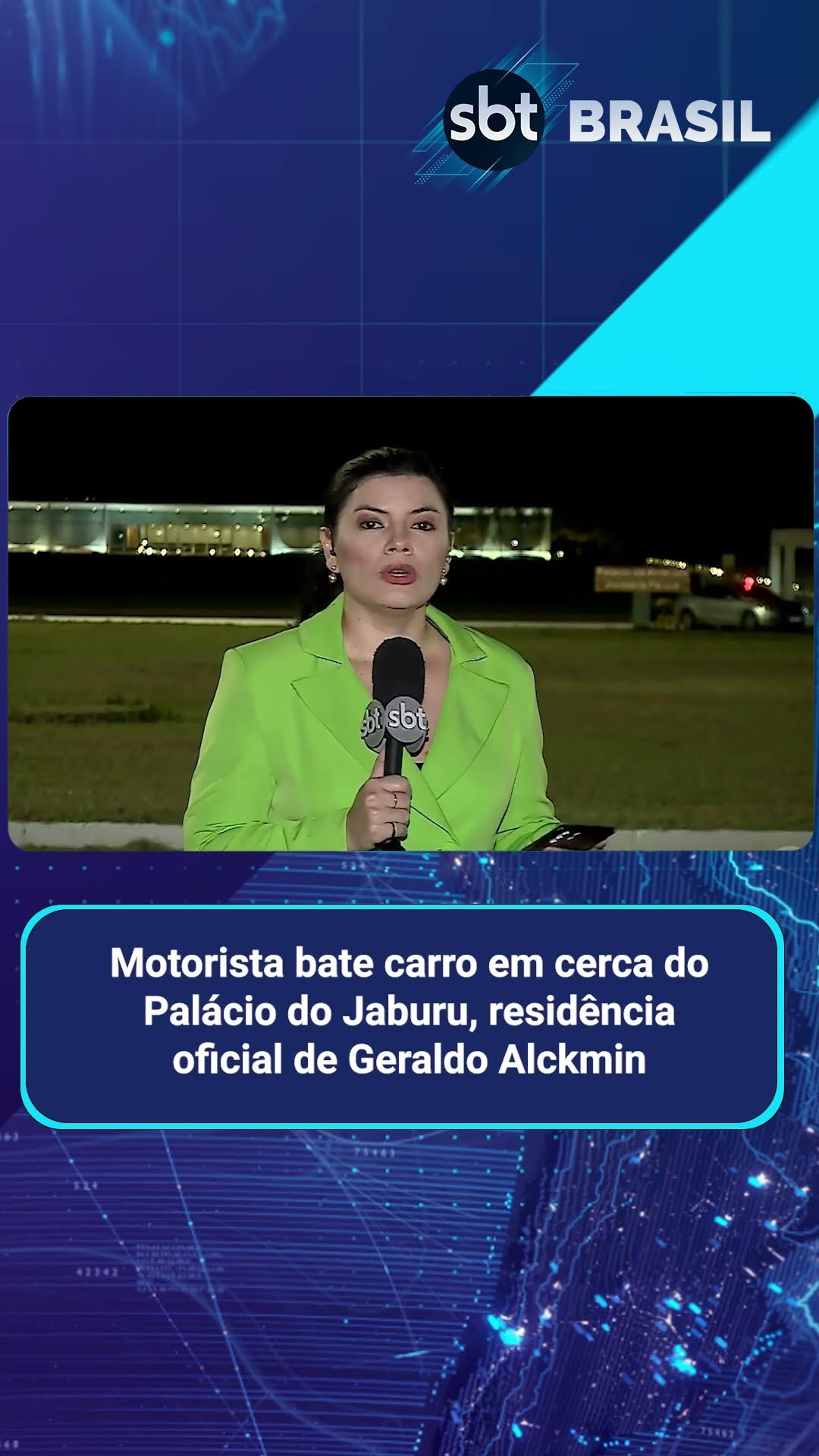 Motorista bate carro em cerca da residência de Geraldo Alckmin | SBT Brasil (08/02/25)