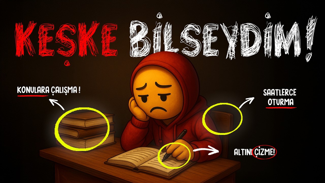 Ders Çalışırken Yaptığın 4 hata! (Keşke Daha Önceden Bilseydim!)