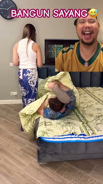 BANGUN SAYANG JANGAN TIDUR MULU!!!!?? #funny #couplecomedy #comedy #prank