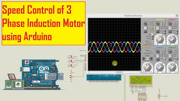 Speed Control of 3 Phase Induction Motor using Arduino | Code | Schematics | PCB Design