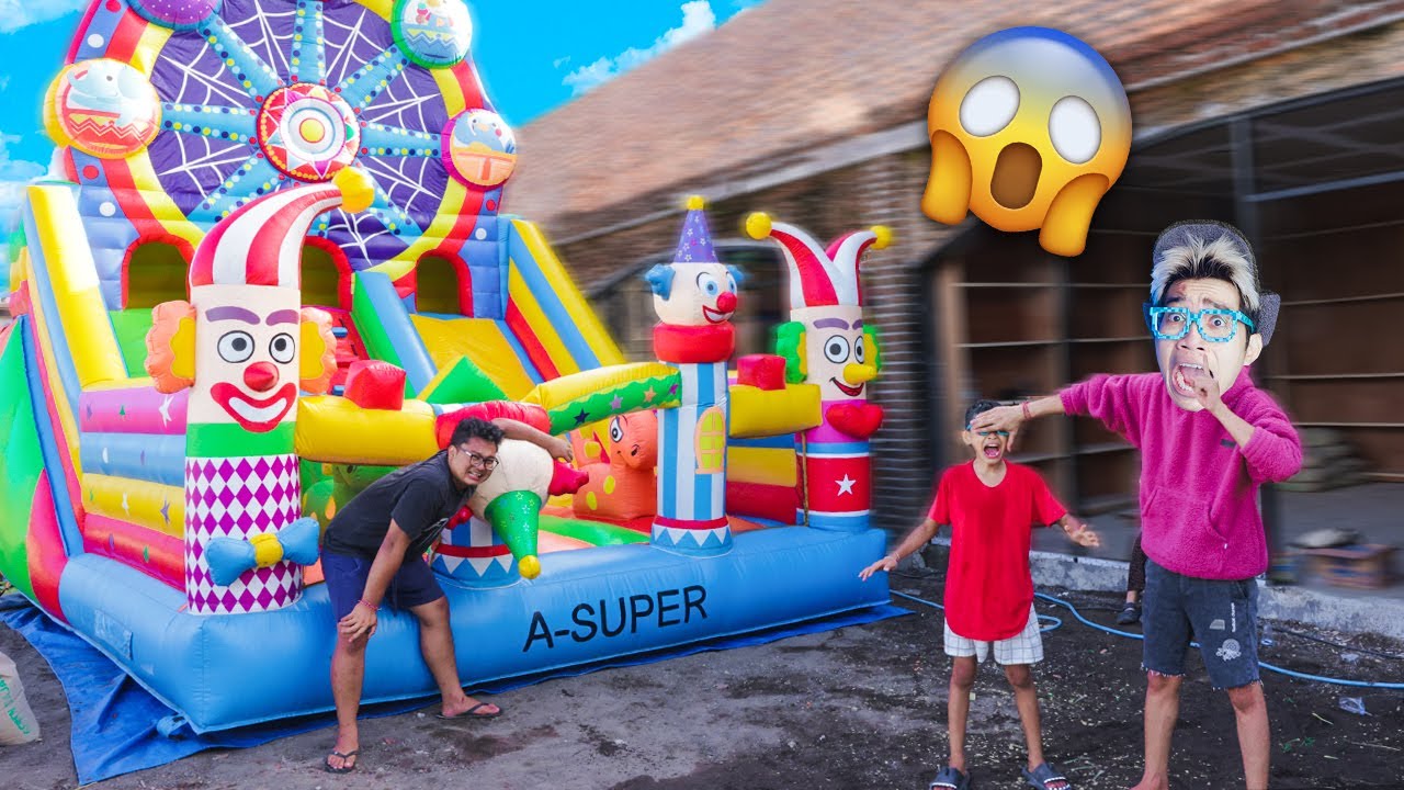 DRAMA AKU SURPRISE ISTANA BALON RAKSASA IMPIAN BOCIL SEJAK UMUR 5 TAHUN!!! DIA GA BERHENTI NANGIS!!!