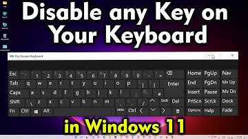 How to Disable a Key on Your Keyboard in Windows 11
