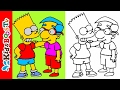 Unique Bart Simpson Coloring Pages Free
