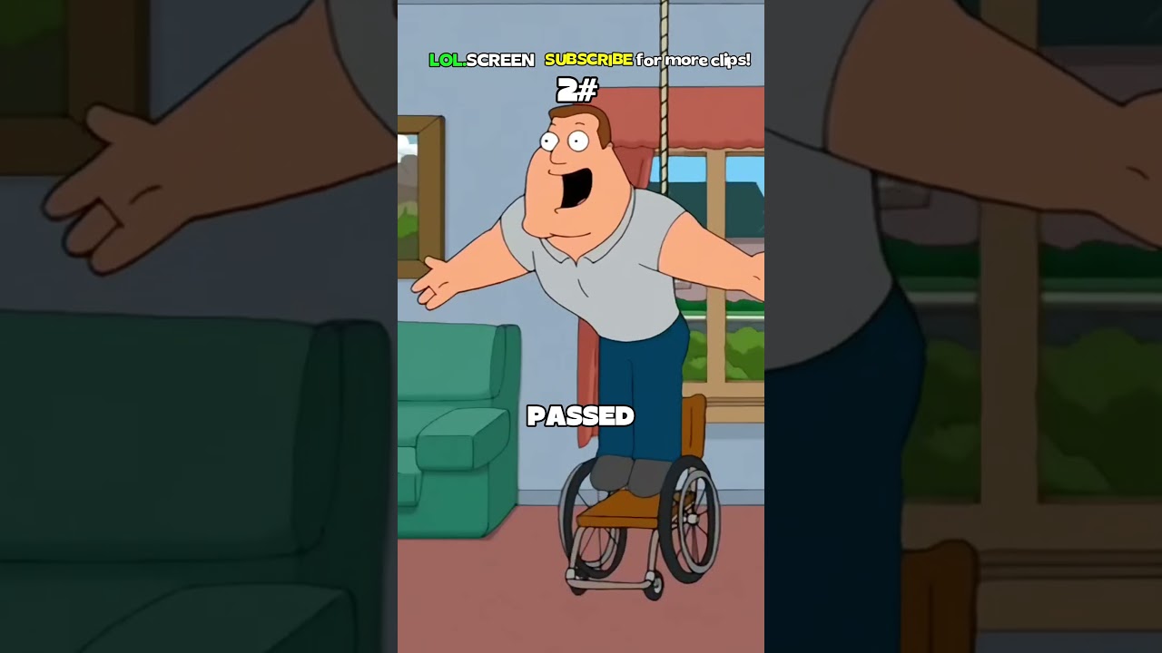 3 Times Joe Swanson Was Depressed In Family Guy #shorts