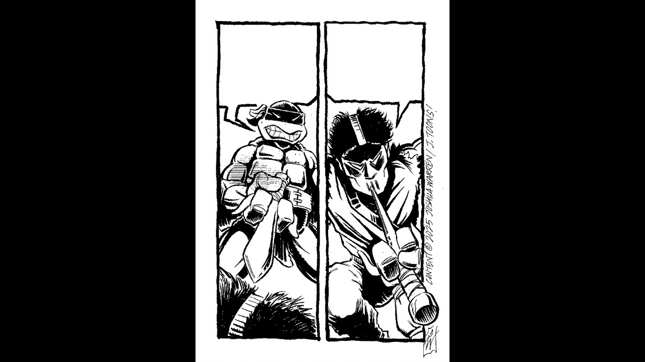 Adding Duotones to a Study of Eastman & Laird's TMNT! 