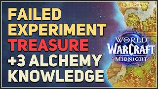 Failed Experiment Treasure Location (+3 Alchemy Knowledge) WoW Midnight