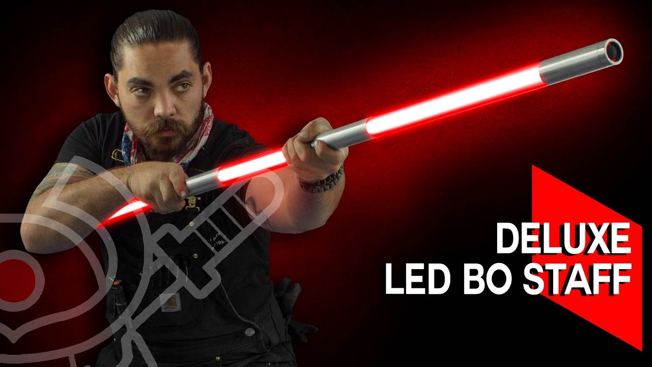 Deluxe LED Bo Staff for Martial Arts and Cosplay YouTube