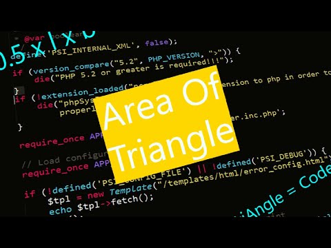 How To Find Area of Triangle Using Turbo C++ | Full Explanation | Beginners Tutorials #9