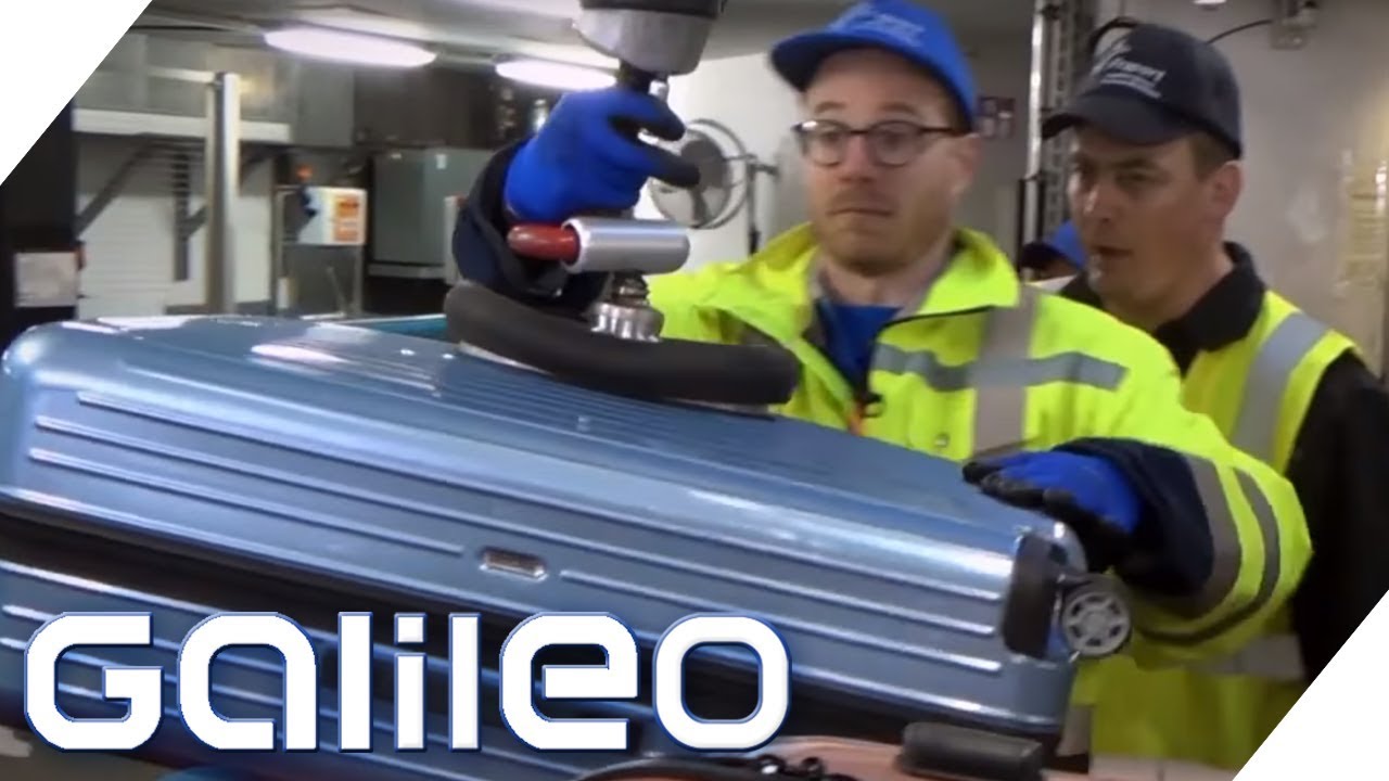Selbstversuch: Am Flughafen als Gepäckabfertiger | Galileo | ProSieben
