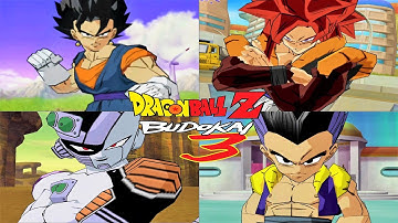Dragon Ball Z: Budokai 3 - All Transformations & Fusions (4K 60FPS)