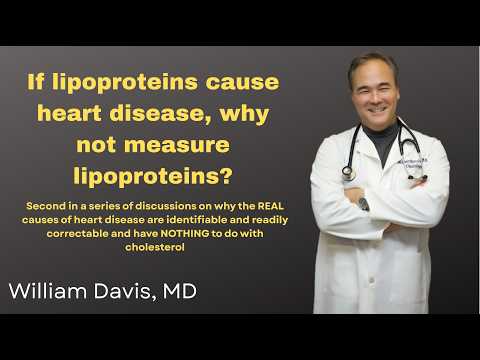 If ;ipoproteins cause heart disease, why not measure lipoproteins?