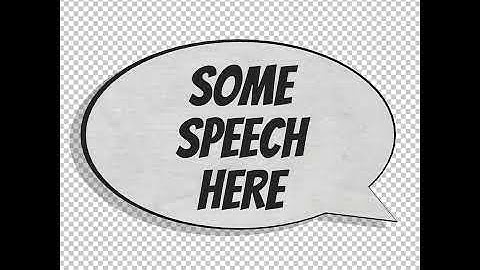 comic speech bubbles