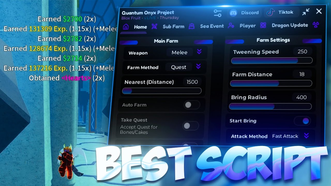 [💘 NEW] Blox Fruits Script *NO KEY* | AUTO FARM HEARTS | AUTO QUEST | VALENTINE QUEST | CUPID *OP*