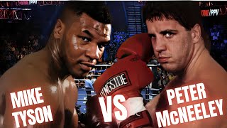 "Mike Tyson vs Peter McNeeley | The Wildest Heavyweight Comeback Fight in Boxing History"