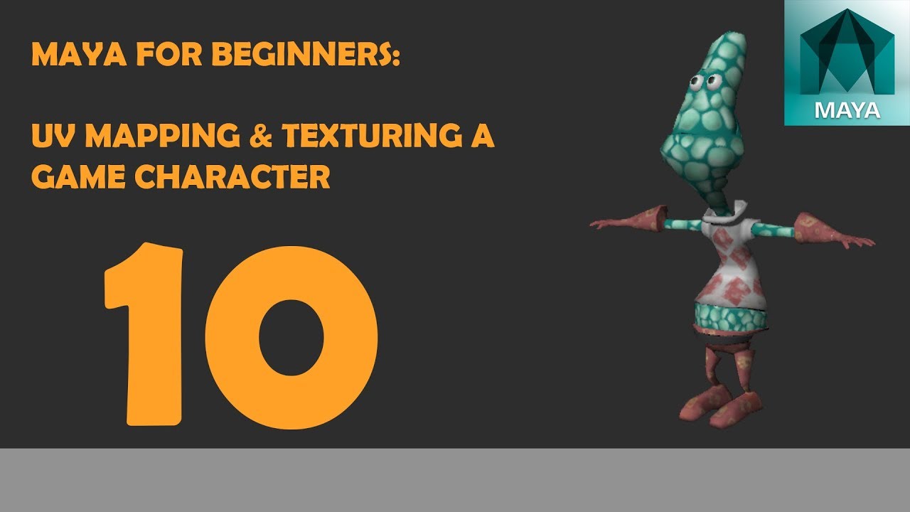 Texturing in Maya Tutorial: How to UV Map and Texture in Maya and ...