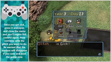 Digimon World Glitch - Text stacking via sickness